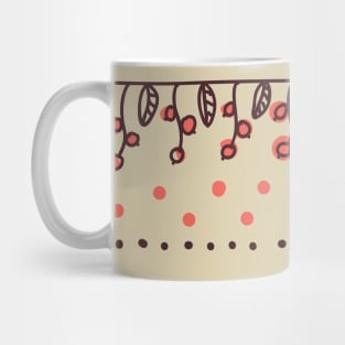 Elegance Seamless pattern with flowers Mug